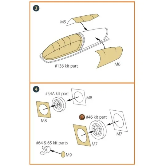 F-16B/D twin seater painting mask for REVELL kit, 1/72 - Clear Prop...