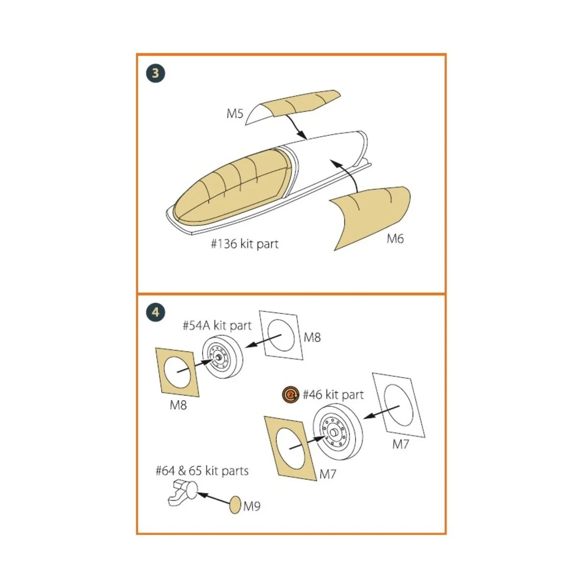 F-16B/D twin seater painting mask for REVELL kit, 1/72 - Clear Prop...