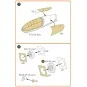F-16B/D twin seater painting mask for REVELL kit, 1/72 - Clear Prop...