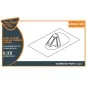 A5M4 Claude vacuum formed canopy for CP kit CP72010, 1/72 - Clear P...
