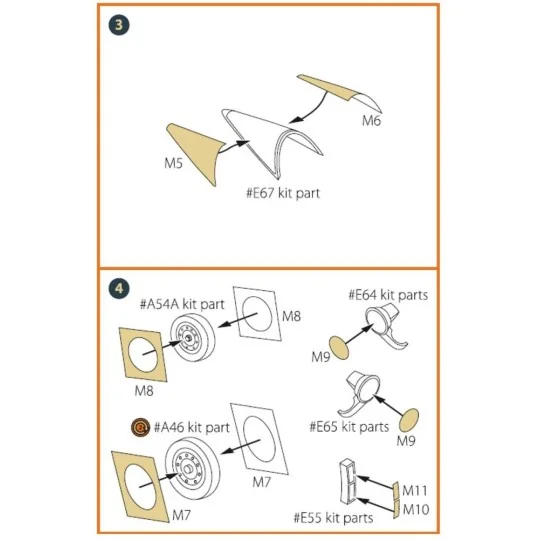 F-16 single seater painting mask for REVELL kit, 1/72 - Clear Prop ...