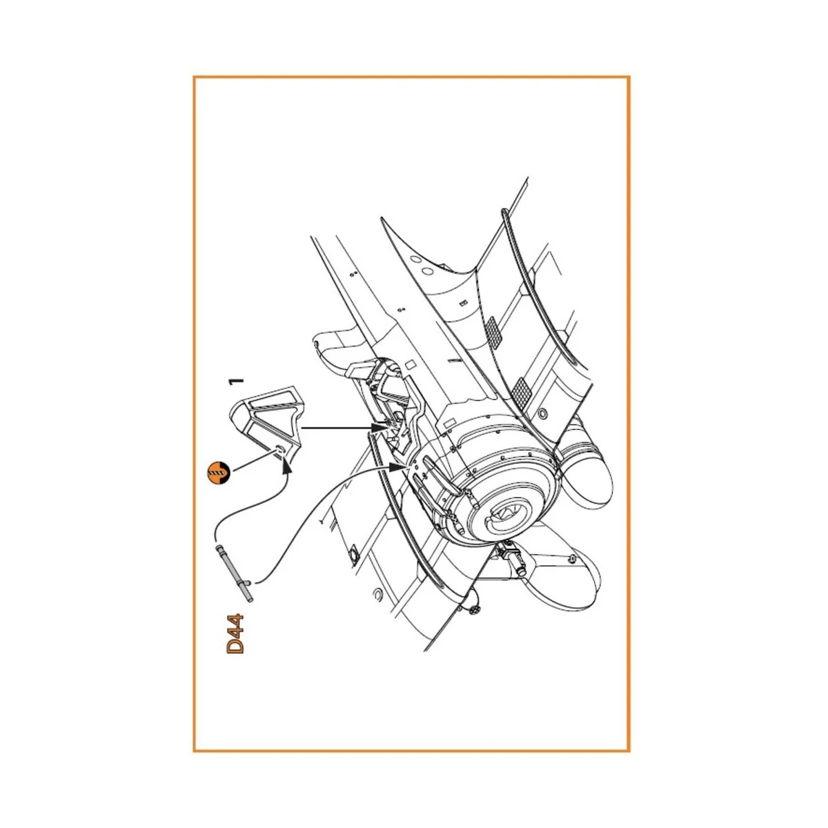 A5M4 Claude vacuum formed canopy for CP kit CP72010, 1/72 - Clear P...