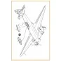 DH.88 Comet vacuum formed canopy for CP kits, 1/72 - Clear Prop Acc...