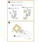Super Etendard painting mask for Academy kits, 1/72 - Clear Prop Ac...