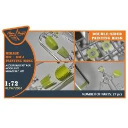 Mirage IIIC/IIICJ double-sided painting mask for Modelsvit kit, 1/7... 2