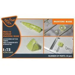 M6A1-K Nanzan painting mask for Tamiya kit 60738, 1/72 - Clear Prop... 2