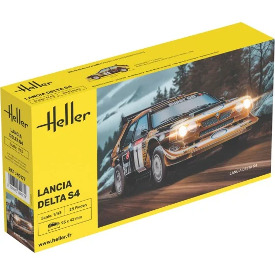 Lancia Delta S4, 1/43 - Heller 80177 Lancia Delta S4, 1/43 - Heller 80177