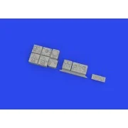 Bf 110G radio equipment 1/48 EDUARD, 1/48 - Eduard Accessories 648862