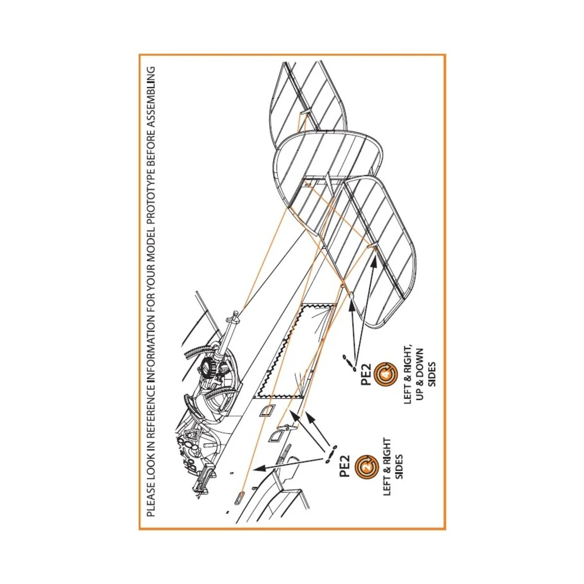 Wire Turnbuckles and ports PE set for CP kits DH.9a/R-1/MR-1, 1/72 ...