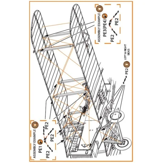 Wire Turnbuckles and ports PE set for CP kits DH.9a/R-1/MR-1, 1/72 ...
