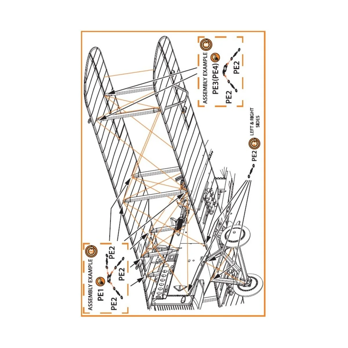 Wire Turnbuckles and ports PE set for CP kits DH.9a/R-1/MR-1, 1/72 ...