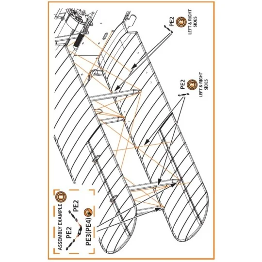 Wire Turnbuckles and ports PE set for CP kits DH.9a/R-1/MR-1, 1/72 ...