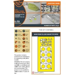 I-16 (early version) painting mask for CP kit, 1/72 - Clear Prop Ac... 2