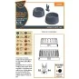 MiG-23ML, MLD, P, MLAE Exhaust and air scoops for CP kits, 1/72 - C...