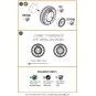 MiG-23ML, MLD, P, MLAE wheel set, 1/72 - Clear Prop Accessories CPA...
