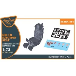KM-1M Ejection seat for CP kits and other, 1/72 - Clear Prop Access... 2