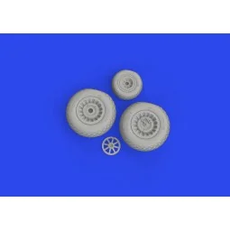 B-25J wheels 1/48 HKM - Eduard Accessories 648863