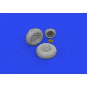 B-25J wheels 1/48 HKM - Eduard Accessories 648863