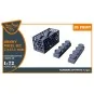 HMMWV Wheel set 37x12, 5 Tires for T-Model kits, 1/72 - Clear Prop ...