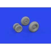 Mi-8MT wheels 1/48 ZVEZDA - Eduard Accessories 648864