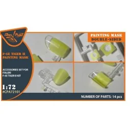 F-5E Tiger II painting mask for Italeri kits, 1/72 - Clear Prop Acc...