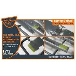 MiG-23ML, MLD, P, MLAE Exterior painting mask for CP kits, 1/72 - C...