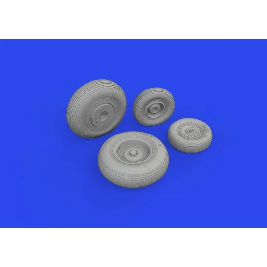 Mi-8MT wheels 1/48 ZVEZDA, 1/48 - Eduard Accessories 648864 Mi-8MT wheels 1/48 ZVEZDA, 1/48 - Eduard Accessories 648864