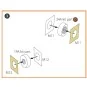 F-5F Tiger II painting mask for Italeri kits, 1/72 - Clear Prop Acc...