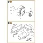 Me-410 B-1/U2/U4/R4 wheel set and exhausts for Airfix kit, 1/72 - C...