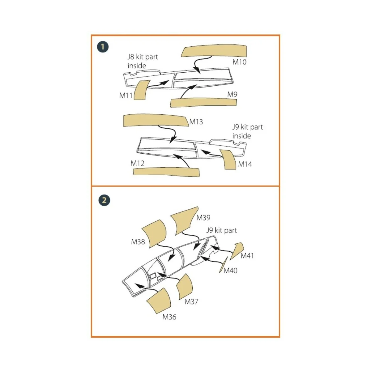 Me-410 B-1/U2/U4/R4 painting mask for Airfix kit, 1/72 - Clear Prop...