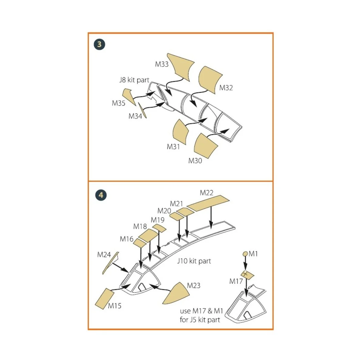 Me-410 B-1/U2/U4/R4 painting mask for Airfix kit, 1/72 - Clear Prop...