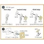 Me-410 B-1/U2/U4/R4 painting mask for Finemolds kits, 1/72 - Clear ...
