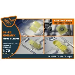 OV-1B Mohawk Pilot School painting mask for CP kit CP72038, 1/72 - ...