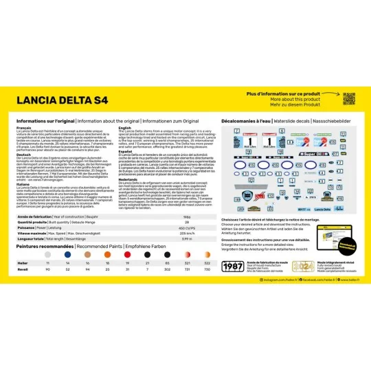 Lancia Delta S4 - Heller 80177