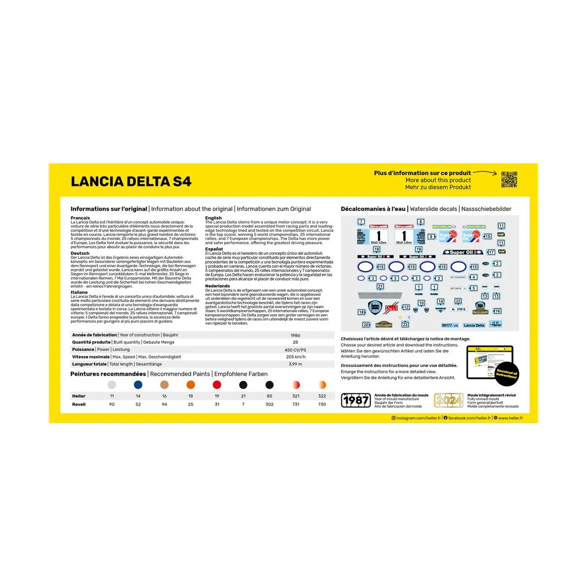 Lancia Delta S4, 1/43 - Heller 80177 Lancia Delta S4, 1/43 - Heller 80177