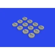 Lewis 47-cartridges ammo magazines PRINT, 1/48 - Eduard Accessories...