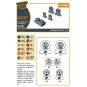 Fairey Delta 2 wheel set for Dora Wings kit, 1/72 - Clear Prop Acce...