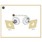 DH.88 Comet painting mask for CP kits, 1/72 - Clear Prop Accessorie...