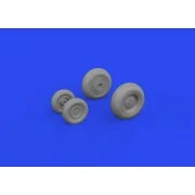 Mi-8MT wheels 1/48 TRUMPETER - Eduard Accessories 648868