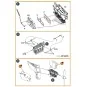 DH.88 Comet engine set 3D print, 1/72 - Clear Prop Accessories CPA7...