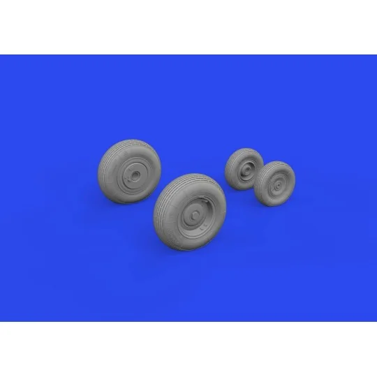 Mi-8MT wheels 1/48 TRUMPETER - Eduard Accessories 648868