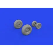 Mi-8MT wheels 1/48 TRUMPETER, 1/48 - Eduard Accessories 648868