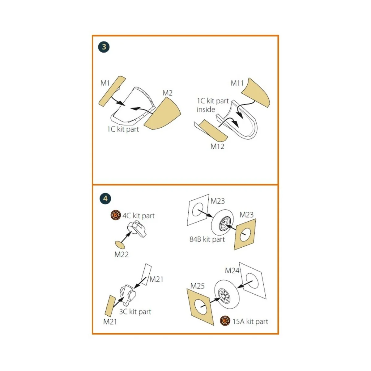 AMX-T double-sided painting mask for Italeri kits, 1/72 - Clear Pro...