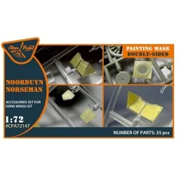 Noorduyn Norseman double-sided painting mask for Dora Wings kit, 1/...