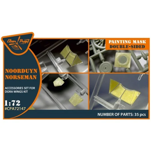 Noorduyn Norseman double-sided painting mask for Dora Wings kit, 1/...