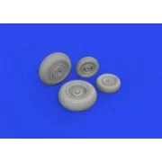 Mi-8MT wheels 1/48 TRUMPETER - Eduard Accessories 648868