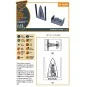 F-86A Open canopy frame detailing set for CP kits, 1/72 - Clear Pro...