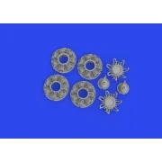 B-25J engines PRINT 1/48 HKM - Eduard Accessories 648870