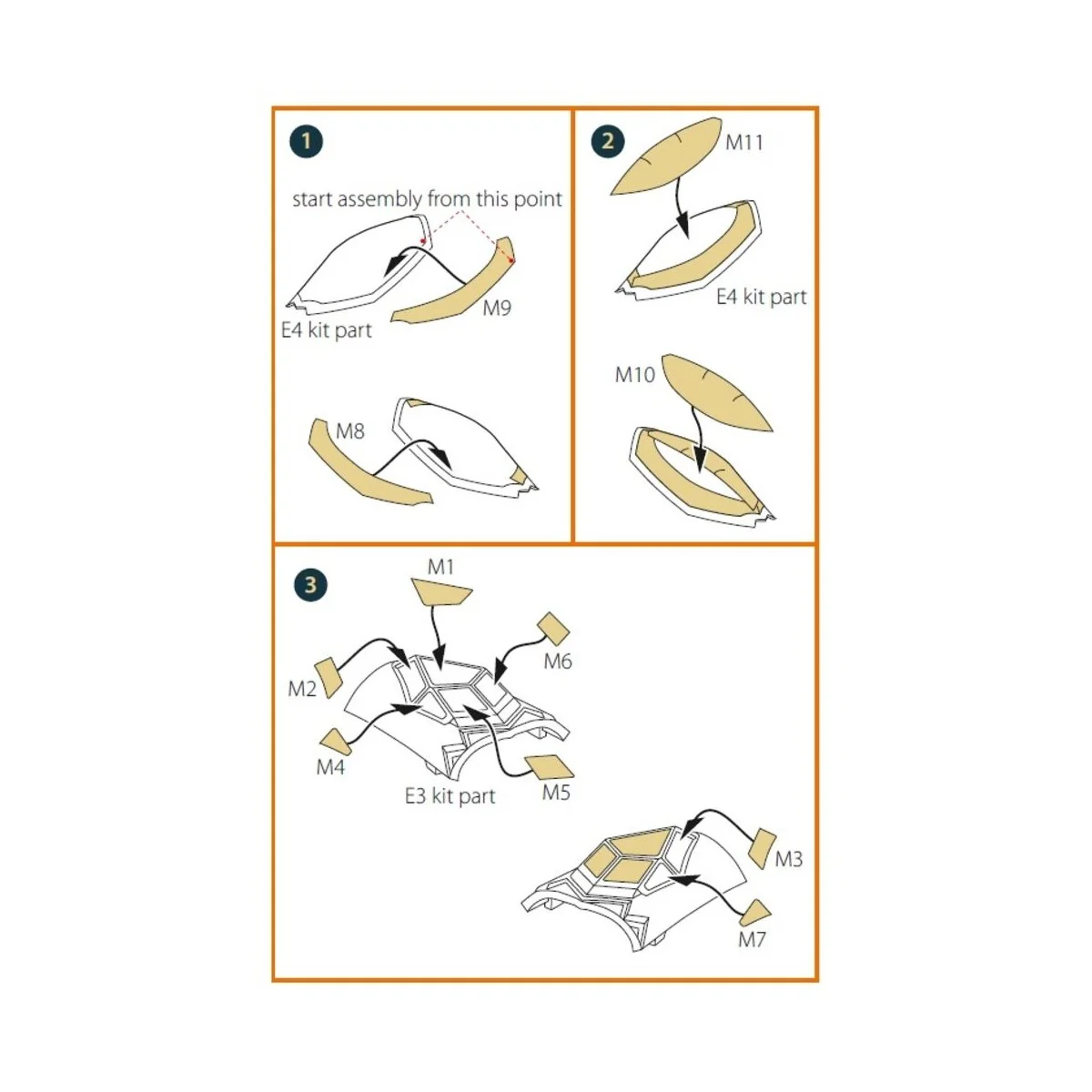 F-35A painting mask for Tamiya kit, 1/72 - Clear Prop Accessories C...