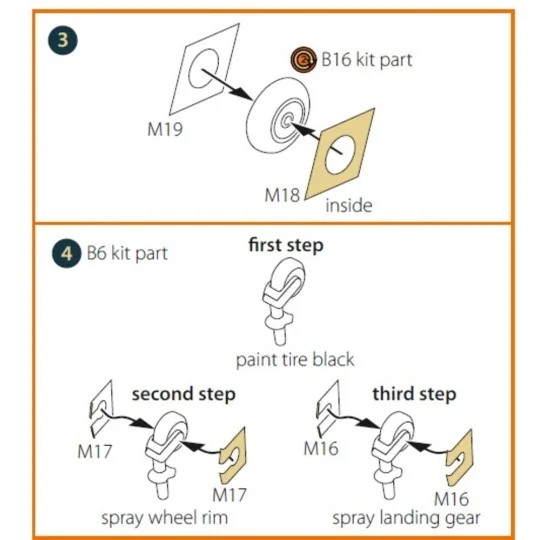 Ki-61-II, Ki-100-I painting mask for Finemolds FP17, FP19 kits, 1/7...